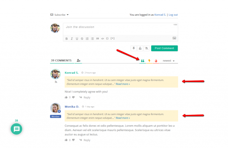 Inline Commenting - wpDiscuz - WordPress Comment Plugin