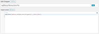 wpDiscuz nonce error fix filter