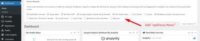 screenshot wpdiscuz whats news move to wordpress main dashboard elements