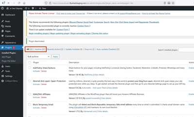 Plugins ‹ sv Sea Odyssey — WordPress1